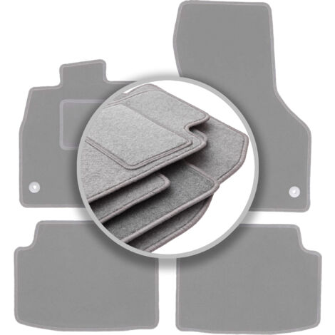 Tapis De Sol Caoutchouc Pour SKODA Octavia III (2012) - Noir | Protection Habitacle