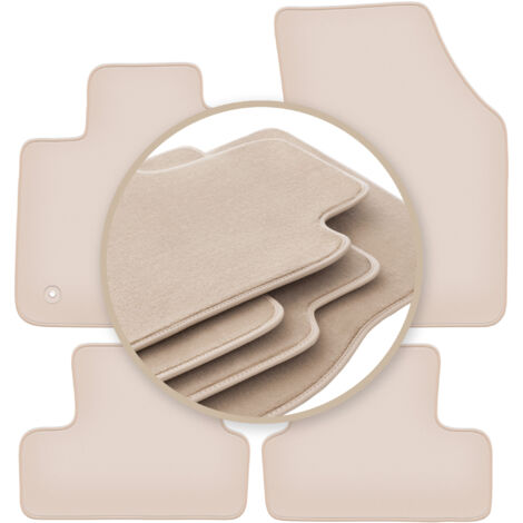 Tapis beige PREMIUM pour : Renault Megane IV Grand-Coupé, liftback, break, grandtour, coupé, GT 2015- (1/5)