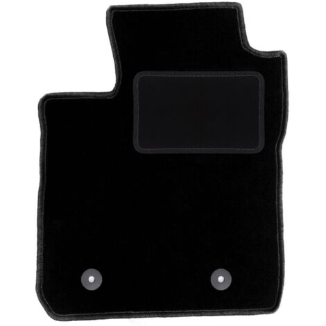 Tapis De Sol Voiture Pour Renault Clio V (2020+) - Velours Noir, Antidérapant, Renforcé Zone Pédale - MOTOHOBBY