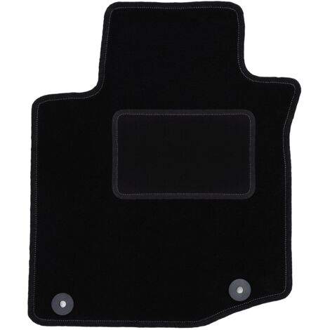 Siège conducteur noir mat pour : Peugeot 107 hatchback (2005-2014)