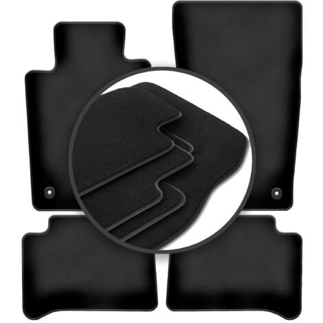 Tapis De Sol Mercedes E-Classe W211/S211 2002-2009 – Set 4 Pièces Beige Rips, Qualité Originale, Fixation AMG | Tapis Auto Sur Mesure Mercedes