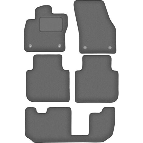 Jeu De 4 Tapis De Sol Velours Pour Seat Tarraco (depuis 2019) - Noir, Antidérapant, Neuf
