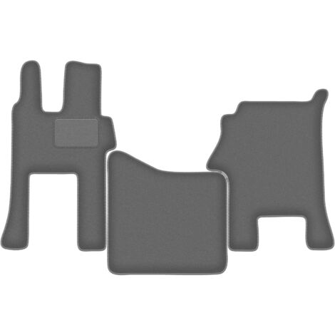 Tapis De Sol Caoutchouc Pour Mercedes Actros MP4 - Noir, Sans Suspension Pneumatique