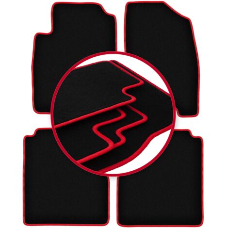 Tapis De Sol Feutre NOIR Pour Nissan Navara D40 (2005-2014) - Set Avant/arrière - Marque Mossa - Neuf