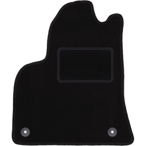 Siège conducteur noir mat pour : Peugeot 3008 I monospace (2009-2016)