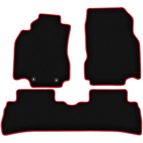 Tapis De Sol Rouge Pour Nissan Cube 2008-2011 - Neuf, Feutre Aiguille, Facile à Nettoyer