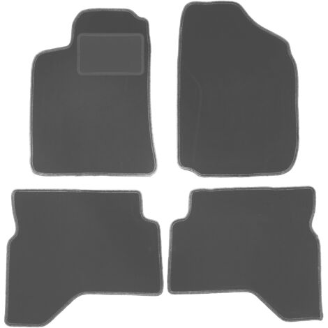 Tapis de sol graphite pour Mitsubishi Pajero Sport I SUV (1996-2008) (1/5)