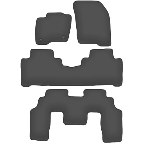 Protections Seuil De Porte Voiture Pour Ford S-MAX - 4 Pièces Autocollants Cuir Fibre De Carbone - Anti-Rayures