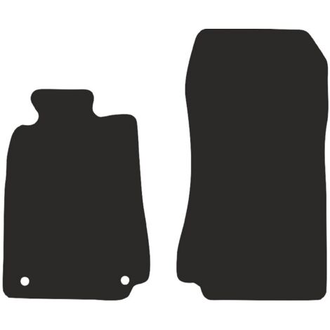 Tapis De Sol Pour Mercedes CLK W208 Coupé 1997-2002 - 4 Pièces, Noir, Ajustement Parfait