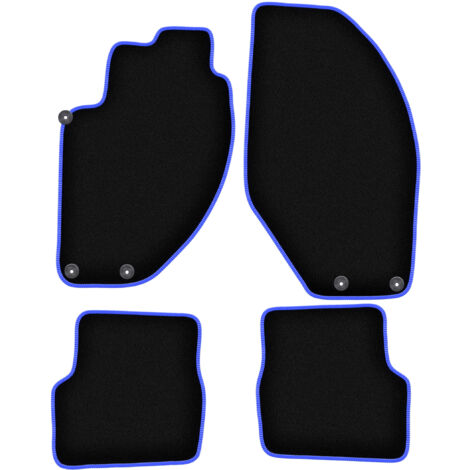 Tapis De Voiture Sur Mesure En Velours Pour Audi TT Roadster (1999-2006) - Avec Emblème Brodé, Talonnette Et Antidérapant - Qualité 1900 G/m²
