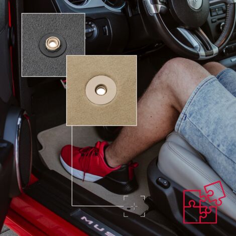 Tapis Sur Mesure Pour Citroën C2 (2003-2009) - Moquette De Sol MTM - Réf. Fr344 One