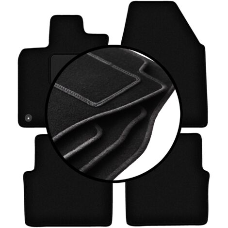 Jeu complet de tapis de sol en velours pour : Nissan Qashqai I J10 (large) crossover (2007-2013) (1/5)