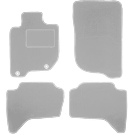 Tapis De Sol Caoutchouc Pour Mitsubishi L200 2007 – Noir, Neuf, Marque Frogum