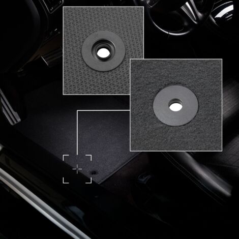 Tapis De Sol Velours Noir Pour Audi A2 2000-2005 - Sur Mesure, Antidérapant, Renforcé Talon