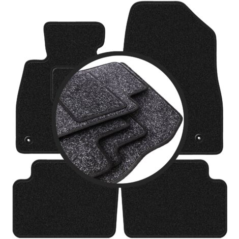 Kit De 4 Tapis De Sol Caoutchouc Pour Mazda 3 Et Mazda 6 – Noir – Antidérapant, étanche – Modèle GH862/4C