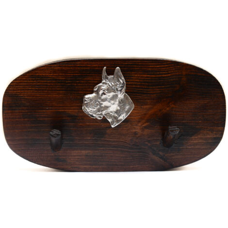 Dogue Allemand I - Porte-accessoires, porte-médailles avec chien, porte-clés par Art-Dog (1/5)