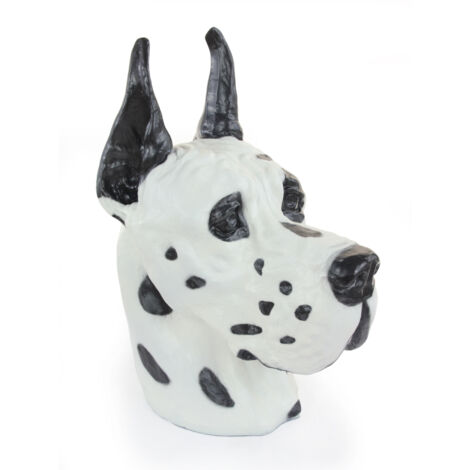 Buste Chien Dogue Allemand - Sculpture Art Dog FR, Édition Limitée, Résine/Bronze