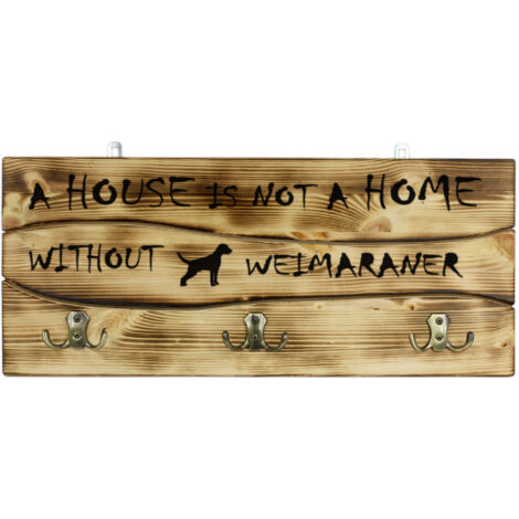 Weimaraner - cintre avec chien, porte-médailles, décoration d'intérieur par Art-Dog (1/5)