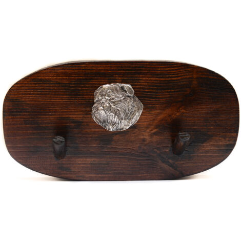Griffon Bruxellois - Porte-accessoires, porte-médailles avec chien, porte-clés par Art-Dog (1/5)