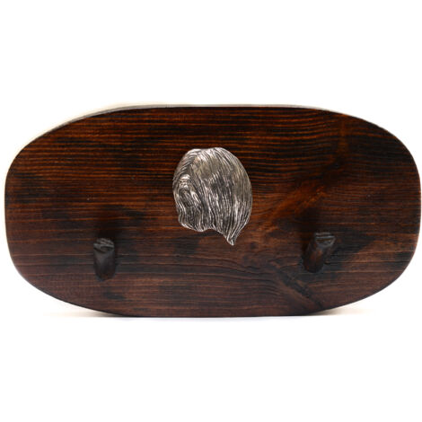 Lhassa Apso - Porte-accessoires, porte-médailles avec chien, porte-clés par Art-Dog (1/5)