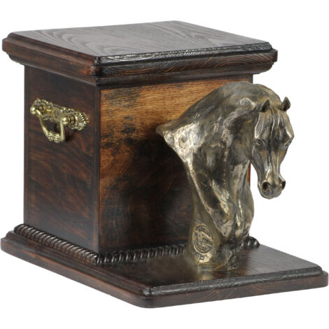 BOULEDOGUE FRANÇAIS II urne avec une statue en bois Art-Dog EUR 290,00