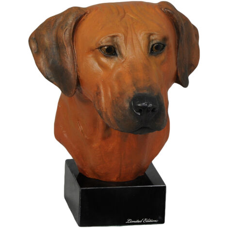 Chien de Rhodésie à crête dorsale, Chien Lion d'Afrique - statuette peinte, figurine, réalisée par l'artiste, marque Art-Dog (1/3)