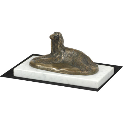 Sculpture deux chiens sur socle en marbre - Décoration