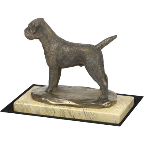Border Terrier - statuette de chien, silhouette de chien, trophée pour une exposition canine par Art-Dog (1/5)