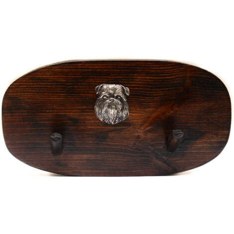 Griffon Bruxellois I - Porte-accessoires, porte-médailles avec chien, porte-clés par Art-Dog (1/5)