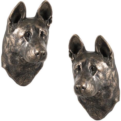 Berger allemand, alsacien - statuette de chien, buste suspendu, décoration unique pour les amoureux des chiens par Art-Dog (1/5)