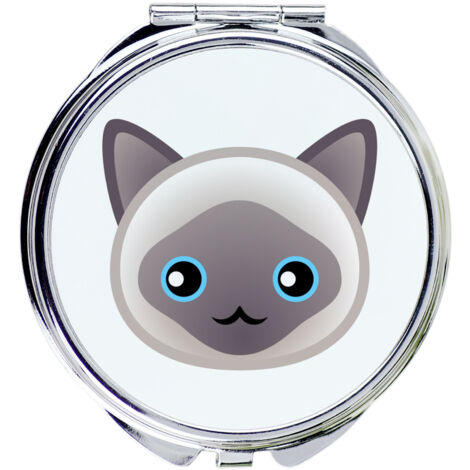 Javanais - Miroir de poche pour votre sac à main par Art-Dog (1/5)