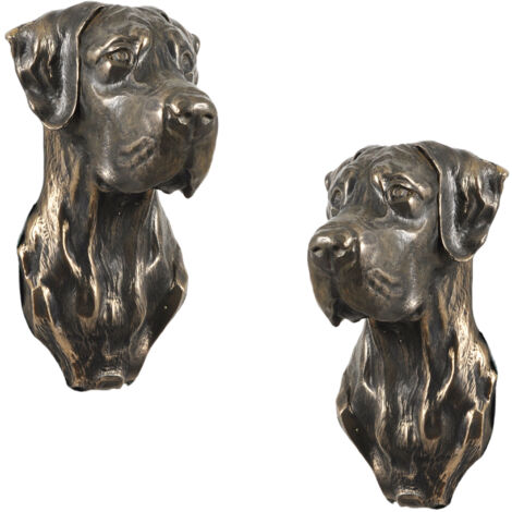 Buste D'un Chien Habillé Comme Un Pilote - Déco Brocante