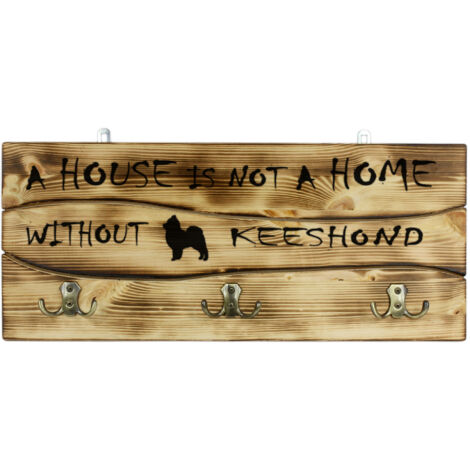 Spitz loup, Keeshond - cintre avec chien, porte-médailles, décoration d'intérieur par Art-Dog (1/5)