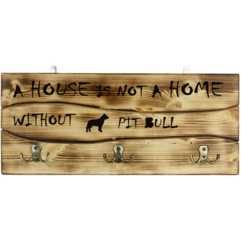 American Pit Bull Terrier, Pit Bull, American Pit Bull Terrier, Pitbul, APBT - Porte-manteau avec chien, présentoir à médailles, décoration d'intérieur par Art-Dog (1/5)