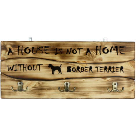 Border Terrier - Porte-manteau avec chien, porte-médailles, décoration d'intérieur par Art-Dog (1/5)