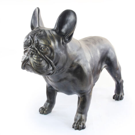 Bouledogue français - une statuette de chien grandeur nature, une figurine à l'échelle 1:1, une statue de jardin par Art-Dog