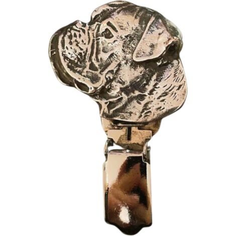 Boxer, Boxer I - Broche avec clip, porte-dossard, cadeau pour exposition canine par Art-Dog (1/5)