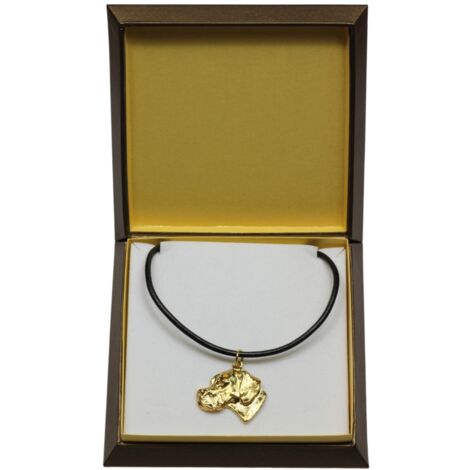 Collier Enfant Pendentif Chien Ours En Peluche Plaqué Or - Neuf Avec Boîte - Cadeau Mignon