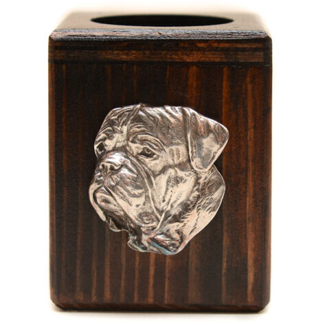 Lampe de chevet Blanche Chien Dogue de Bordeaux
