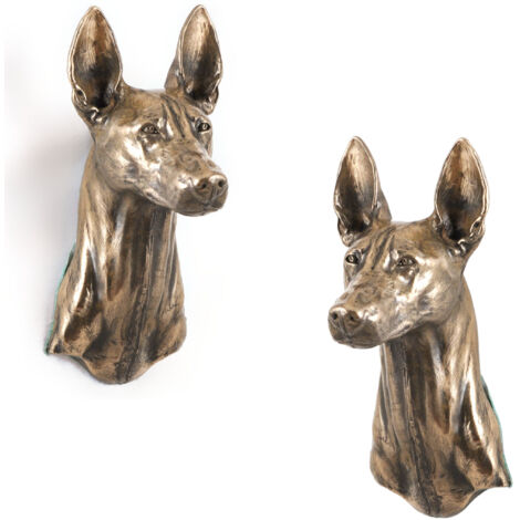 Statue Lévrier Persan – Art Dog – Édition Limitée – Résine/Bronze – Sculpture Chien