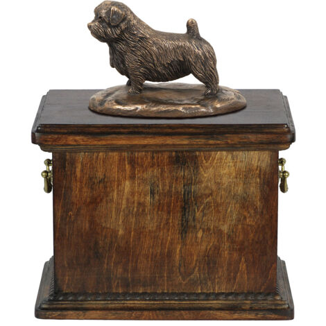 Norfolk Terrier - Urne pour cendres de chien, urne avec statuette, urne élégante de style classique par Art-Dog (1/5)