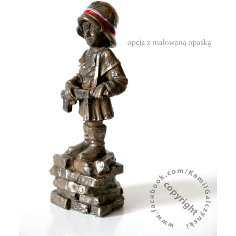 Petit Insurgé - sculpture, figurine en bronze, réalisée par un artiste polonais, marque Art-Dog