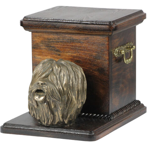 Berger polonais des plaines (PON) - urne funéraire pour chien avec statuette, urne élégante et unique ornée d'un buste de chien, par Art-Dog (1/5)
