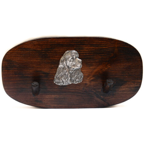 Cocker américain - Porte-accessoires, porte-médailles avec chien, porte-clés par Art-Dog (1/5)
