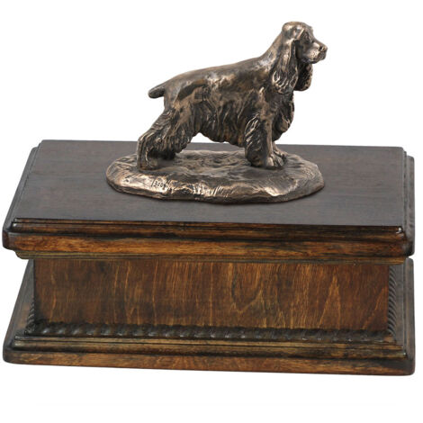 Cocker Spaniel anglais - Urne pour cendres de chien, urne classique avec statuette, urne élégante avec chien par Art-Dog (1/5)