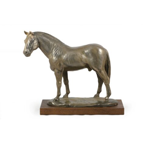 Hanovrien - Statuette avec cheval, silhouette de cheval sur bois, prix prestigieux au concours de la marque Art Dog (1/5)