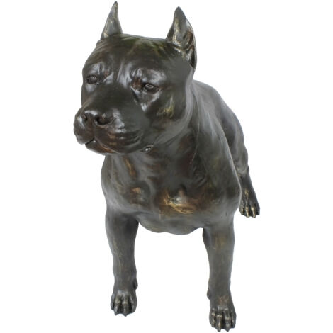 Staffordshire Bull Terrier, Staffik, Staffi I - une statuette de chien grandeur nature, une figurine à l'échelle 1:1, une statue de jardin par Art-Dog (1/5)
