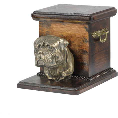 Bullmastiff, Bulmastiff - une urne funéraire pour chien avec une statuette, une urne élégante pour un chien, une urne unique avec un buste de chien par Art-Dog (1/5)