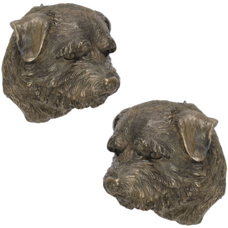 Norfolk Terrier I - Statuette de chien, buste à suspendre, décoration unique pour les amoureux des chiens par Art-Dog (1/5)
