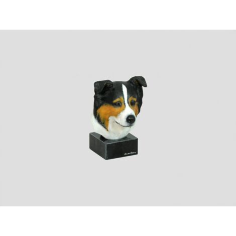 Bearded Collie, Highland Collie - statuette peinte, figurine, réalisée par un artiste, marque Art-Dog (1/3)